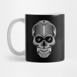 Skull Wearing Sunglasses Line Art Mug